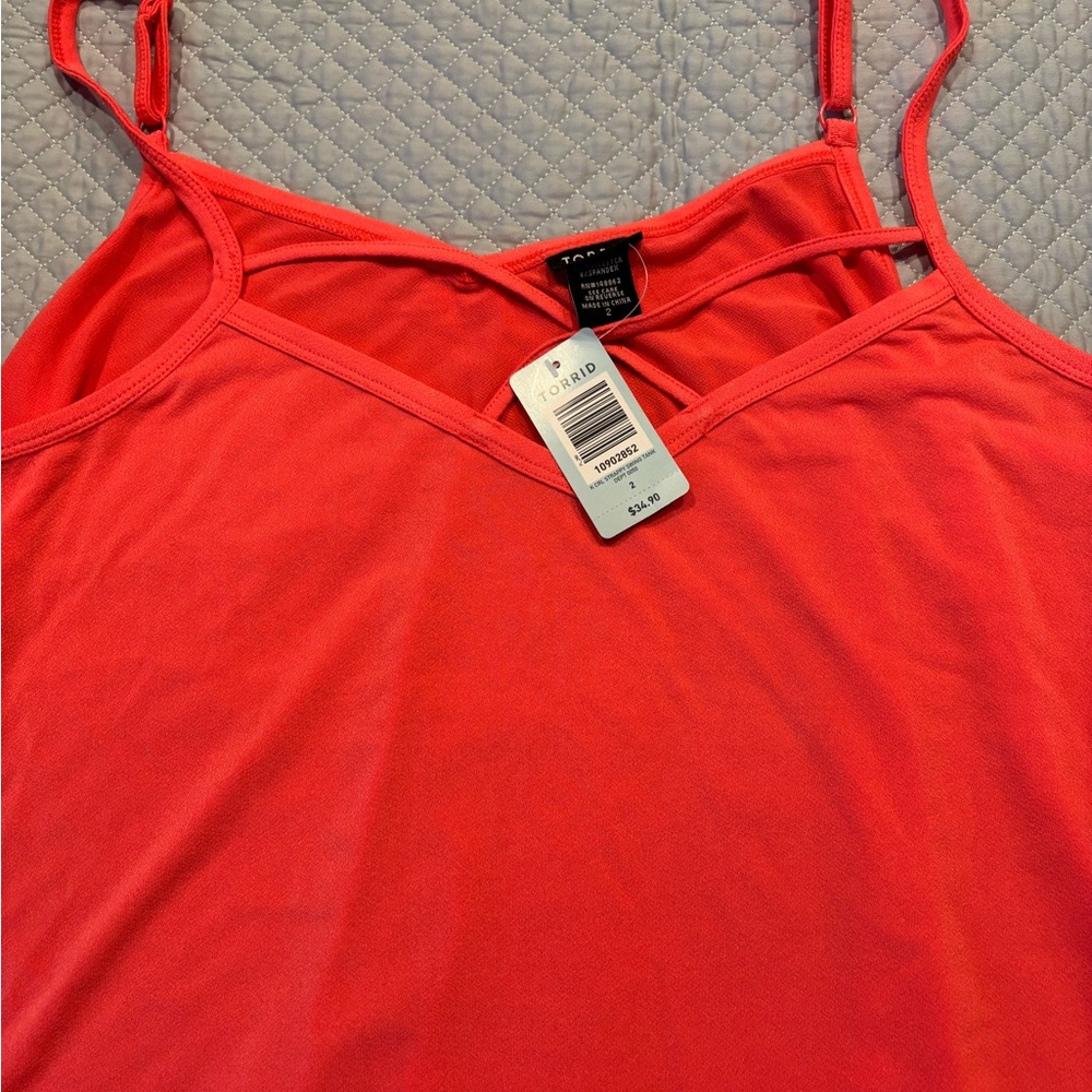 Torrid Vibrant Red Tank Top